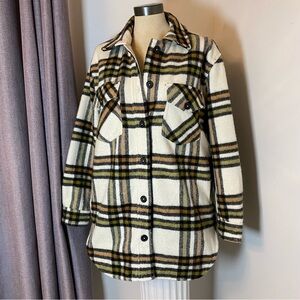 ❌SOLD❌🆕RD Style Striped Jacket in White, Black, and Olive